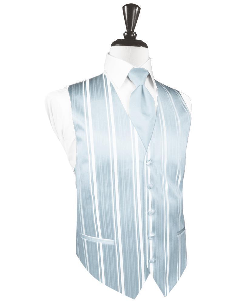 Striped Satin Tuxedo Vest 11-1