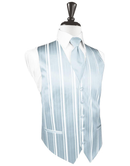 Striped Satin Tuxedo Vest 11-1