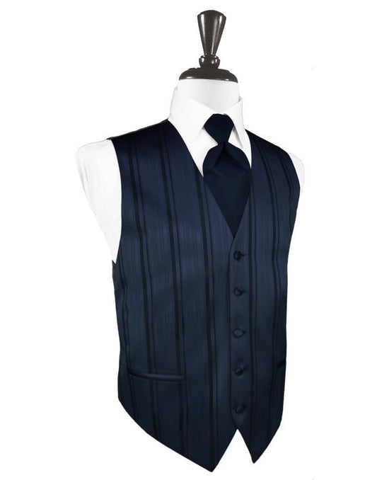 Striped Satin Tuxedo Vest 11-0