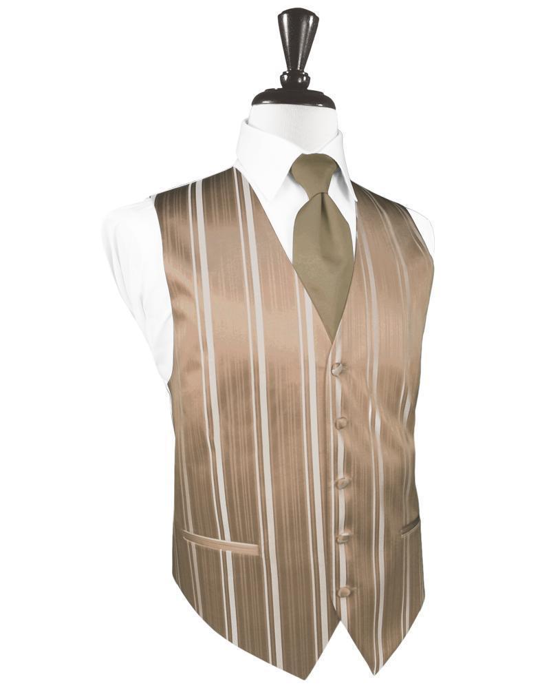 Striped Satin Tuxedo Vest 3-3