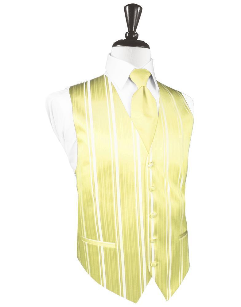 Striped Satin Tuxedo Vest 5-0