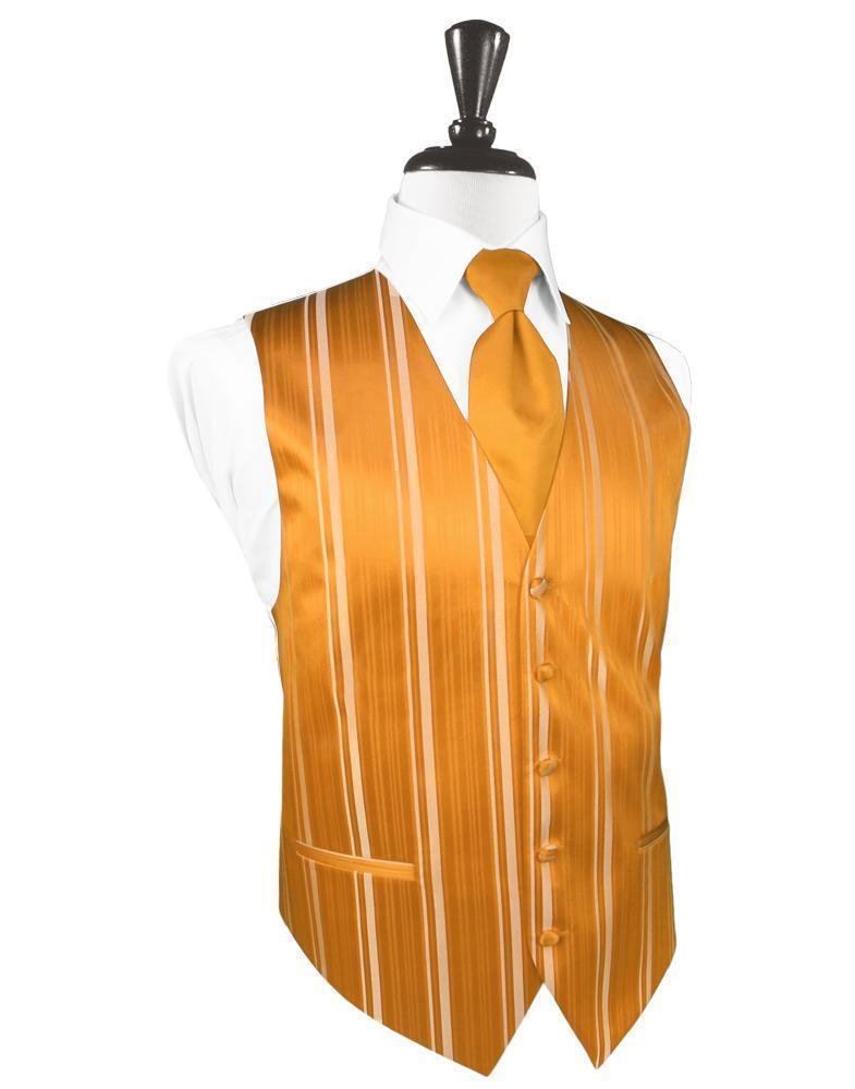 Striped Satin Tuxedo Vest 7-3