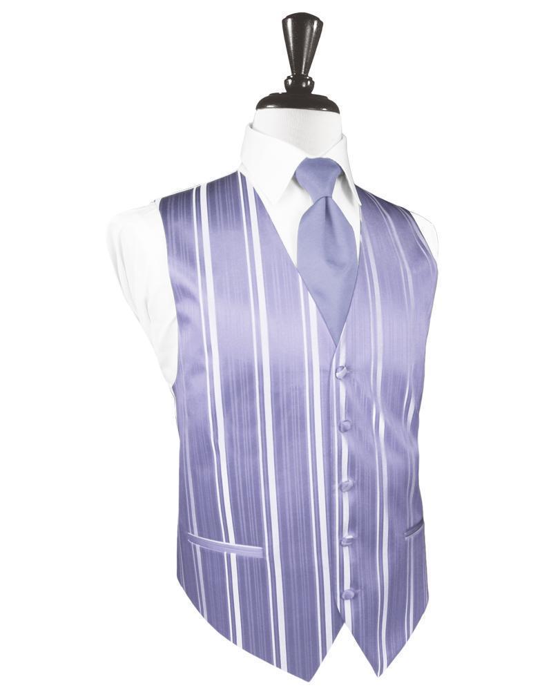 Striped Satin Tuxedo Vest 7-1