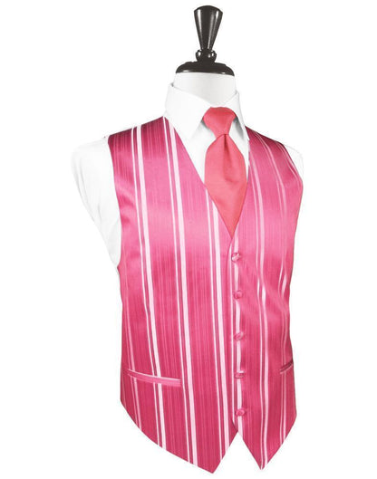 Striped Satin Tuxedo Vest 8-3
