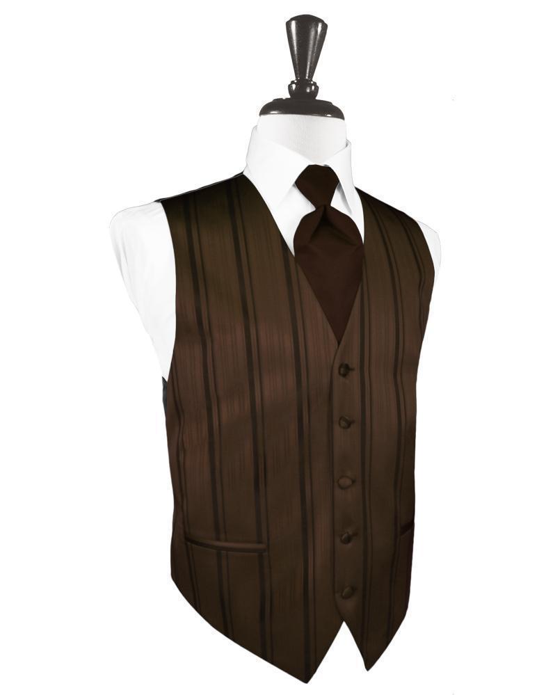 Striped Satin Tuxedo Vest 8-1