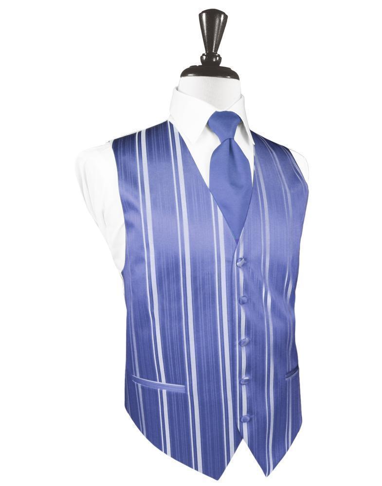 Striped Satin Tuxedo Vest 8-0