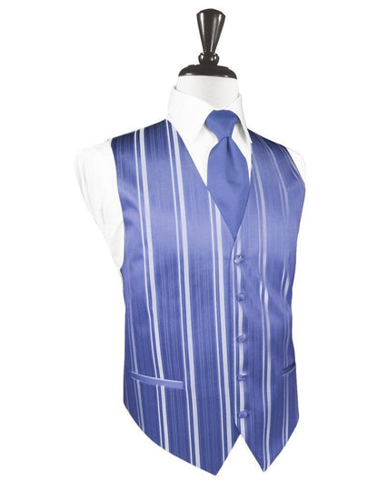 Striped Satin Tuxedo Vest 8-0