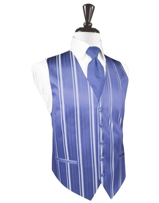 Striped Satin Tuxedo Vest 8-0