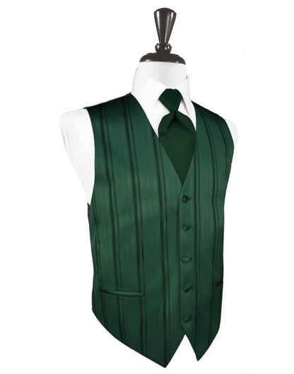 Striped Satin Tuxedo Vest 9-3