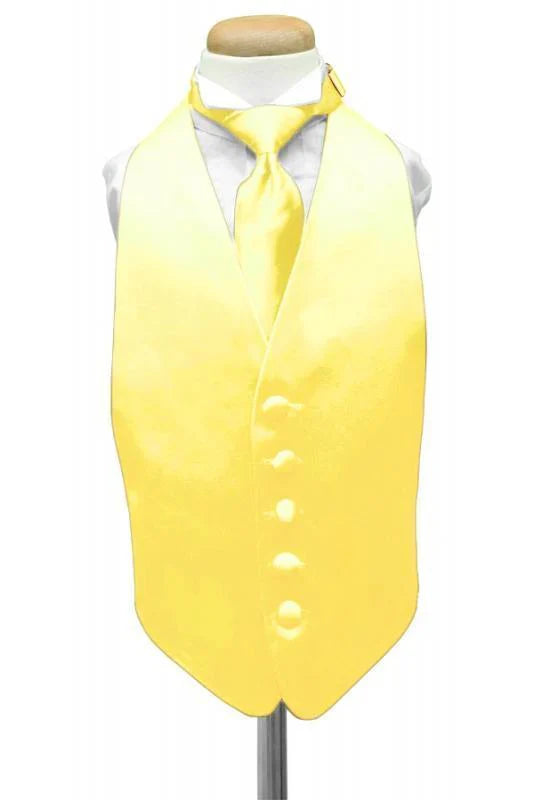 Luxury Satin Kids Tuxedo Vest 2-23