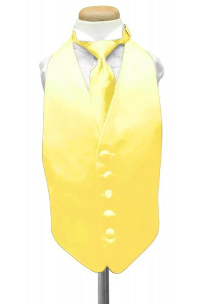 Luxury Satin Kids Tuxedo Vest 2-23