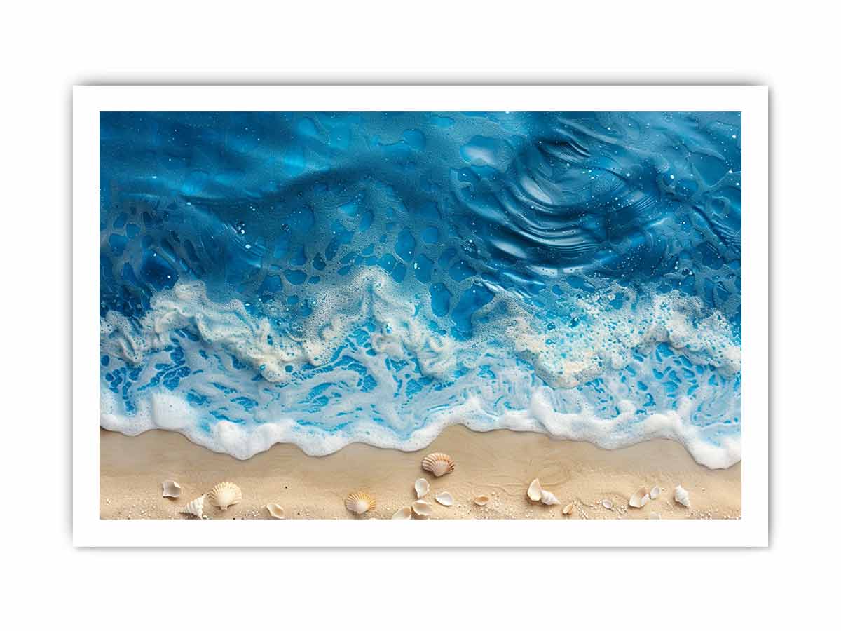 Ocean Waves  Canvas Art Print