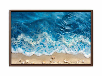 Ocean Waves  Canvas Art Print