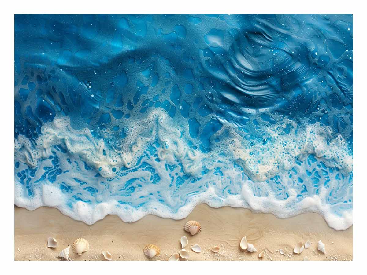Ocean Waves  Canvas Art Print