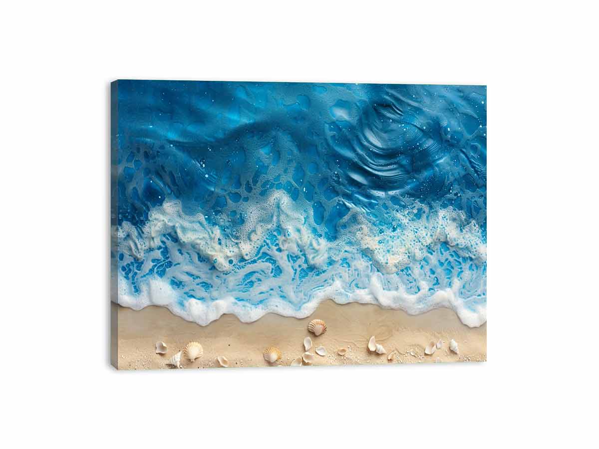 Ocean Waves  Canvas Art Print