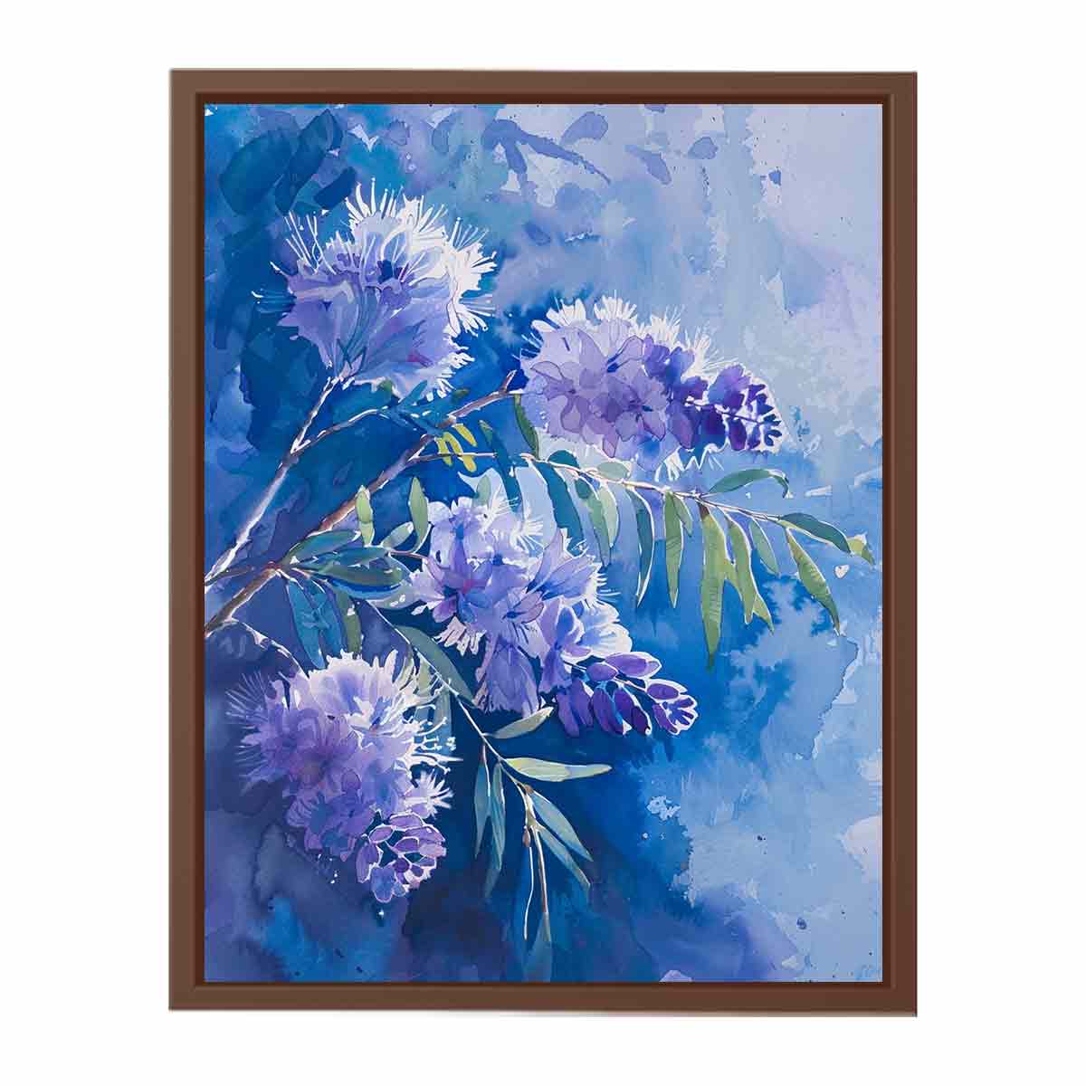 Acacia Flower Canvas Painting Print