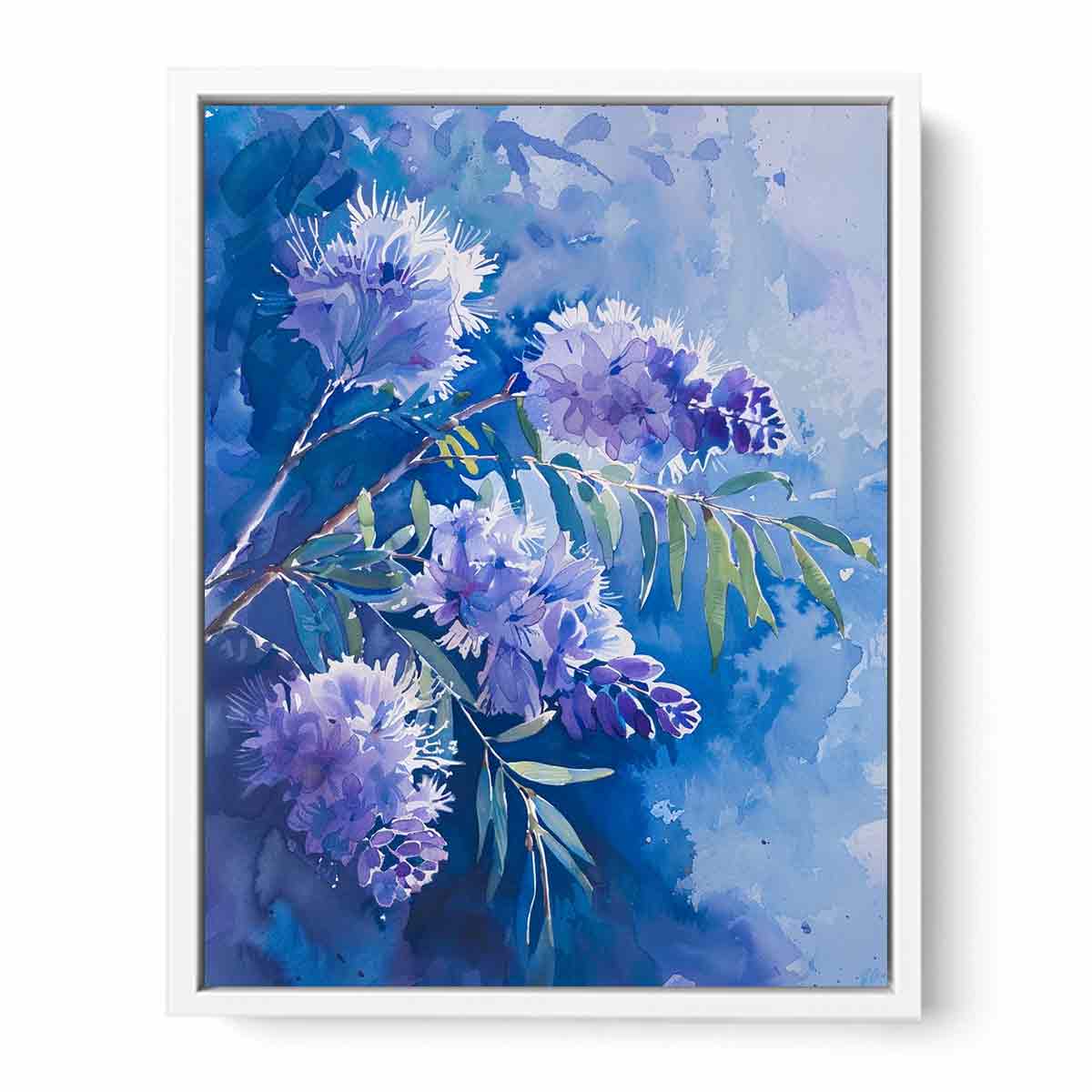 Acacia Flower Canvas Painting Print