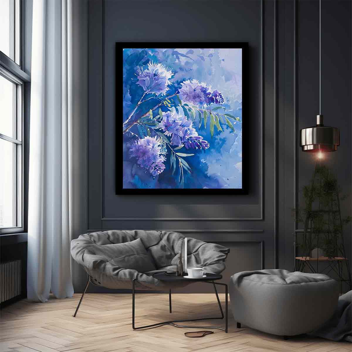 Acacia Flower Canvas Painting Print