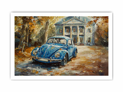 Beetle Canvas Painting Art Print