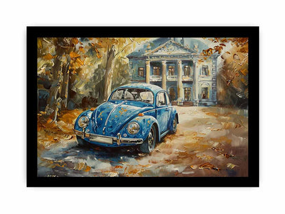 Beetle Canvas Painting Art Print
