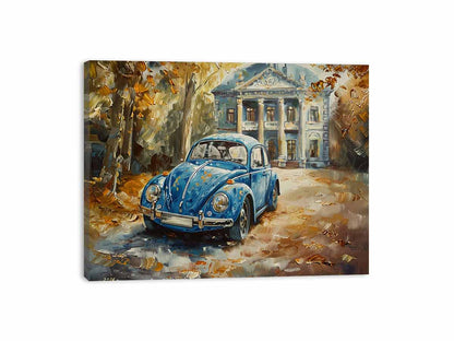 Beetle Canvas Painting Art Print