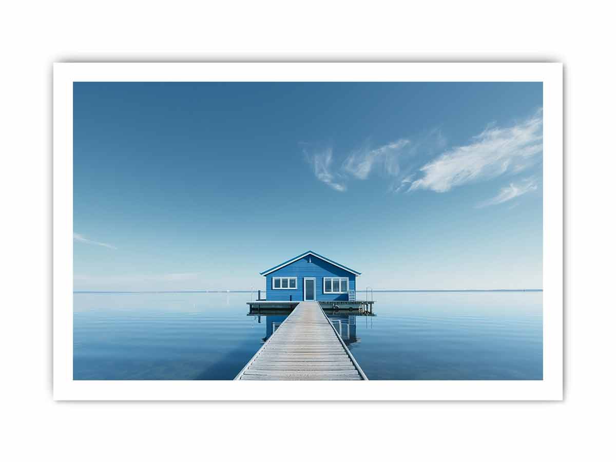 Serene House Canvas Artwork  Print