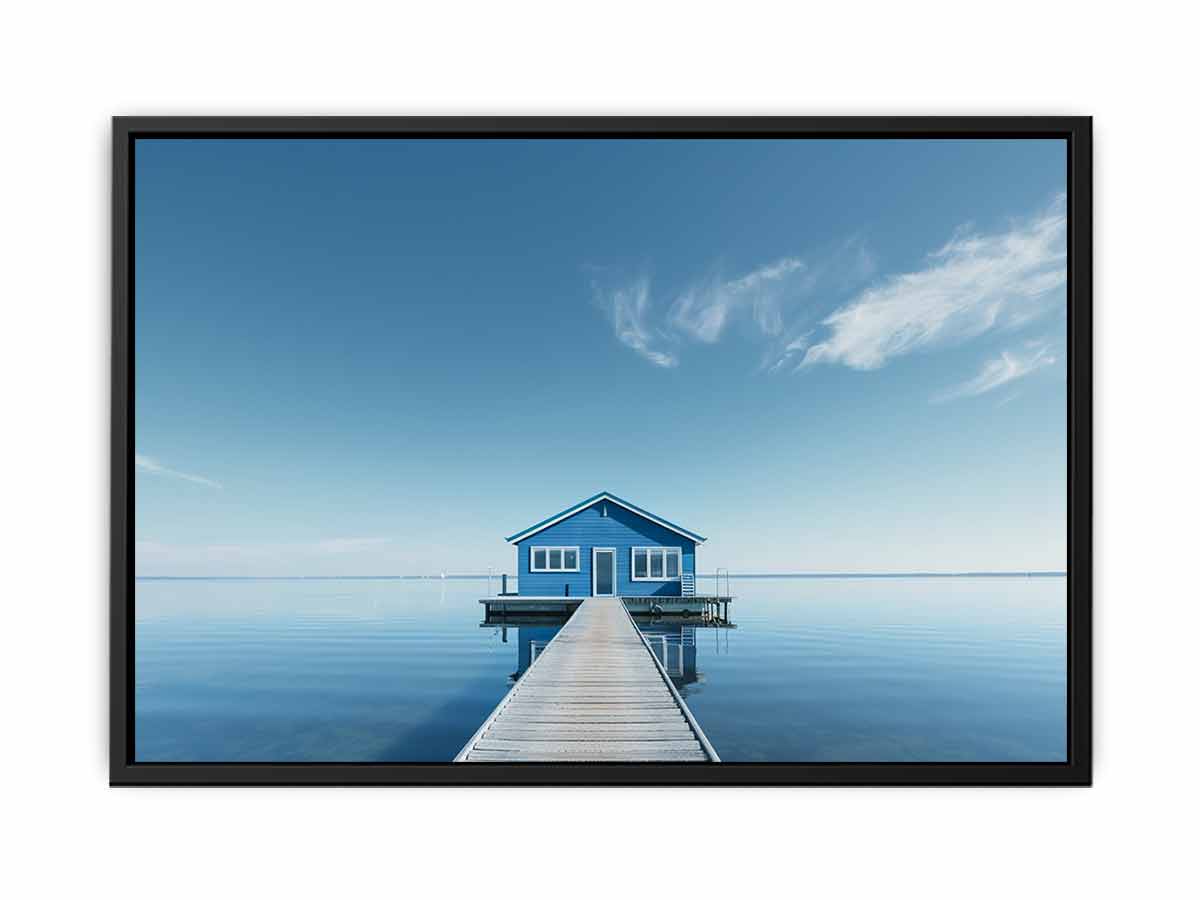 Serene House Canvas Artwork  Print
