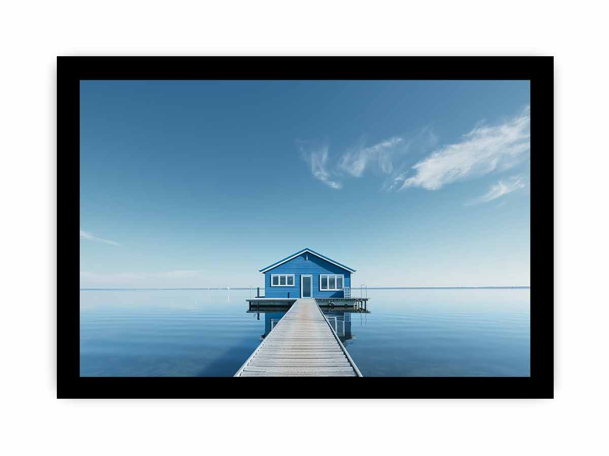 Serene House Canvas Artwork  Print