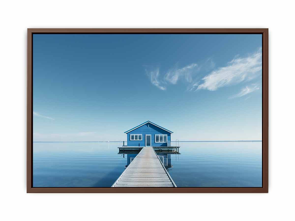 Serene House Canvas Artwork  Print
