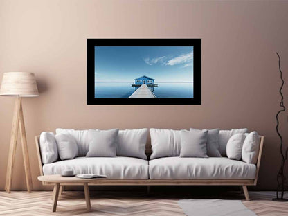 Serene House Canvas Artwork  Print