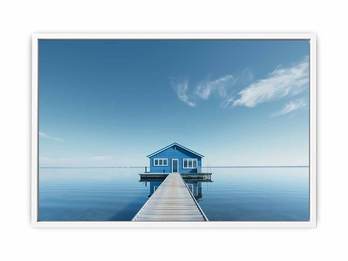 Serene House Canvas Artwork  Print