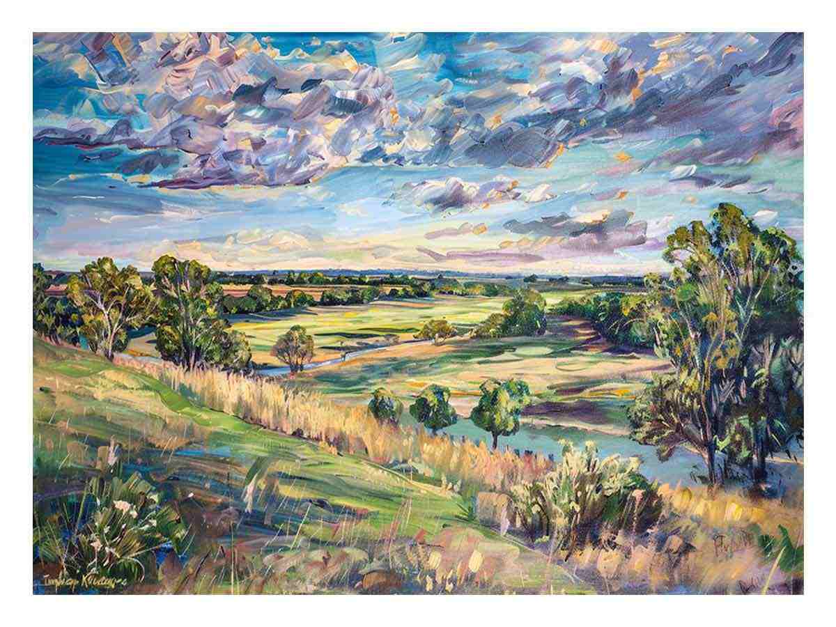 Countryside  Canvas Painting Artwork