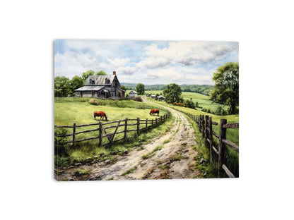 Country Artwork Canvas Art Print