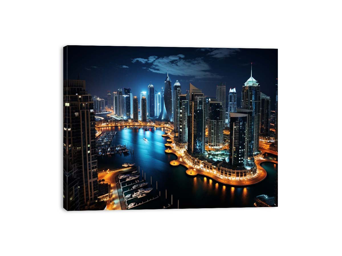 Dubai Artwork Canvas Art Print