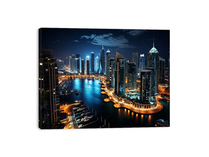 Dubai Artwork Canvas Art Print
