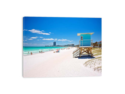 Florida Beach Art Canvas Photography painting