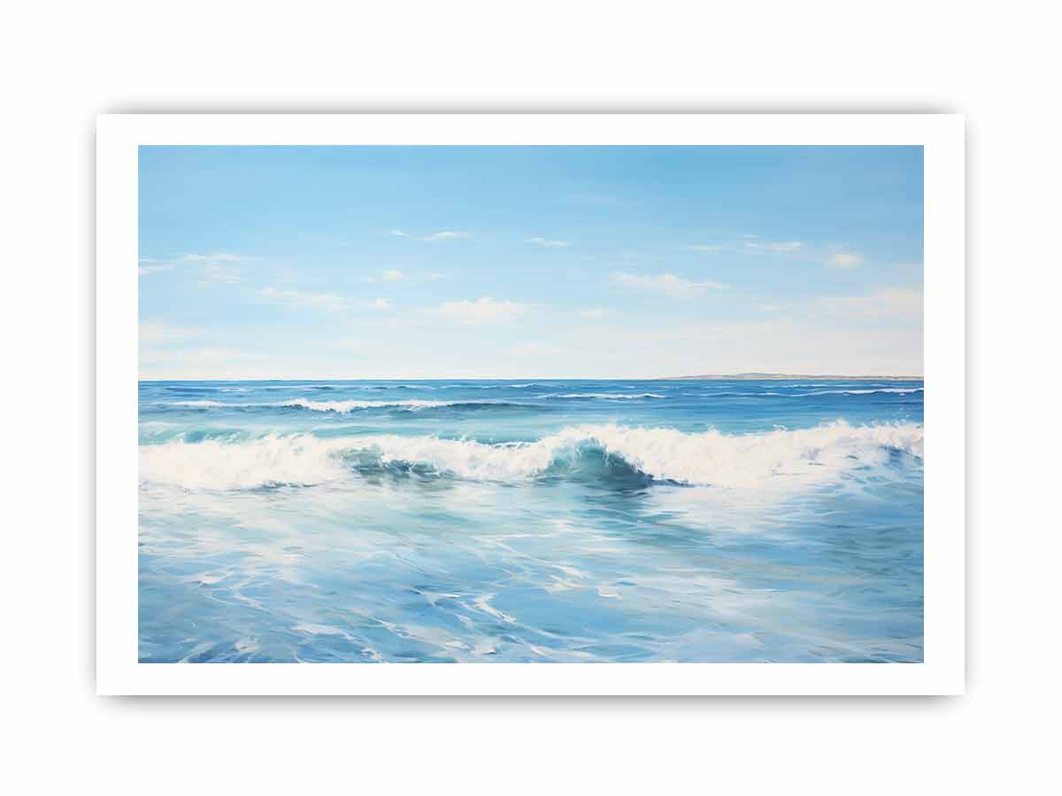 Calm Ocean  Canvas Painting  Print