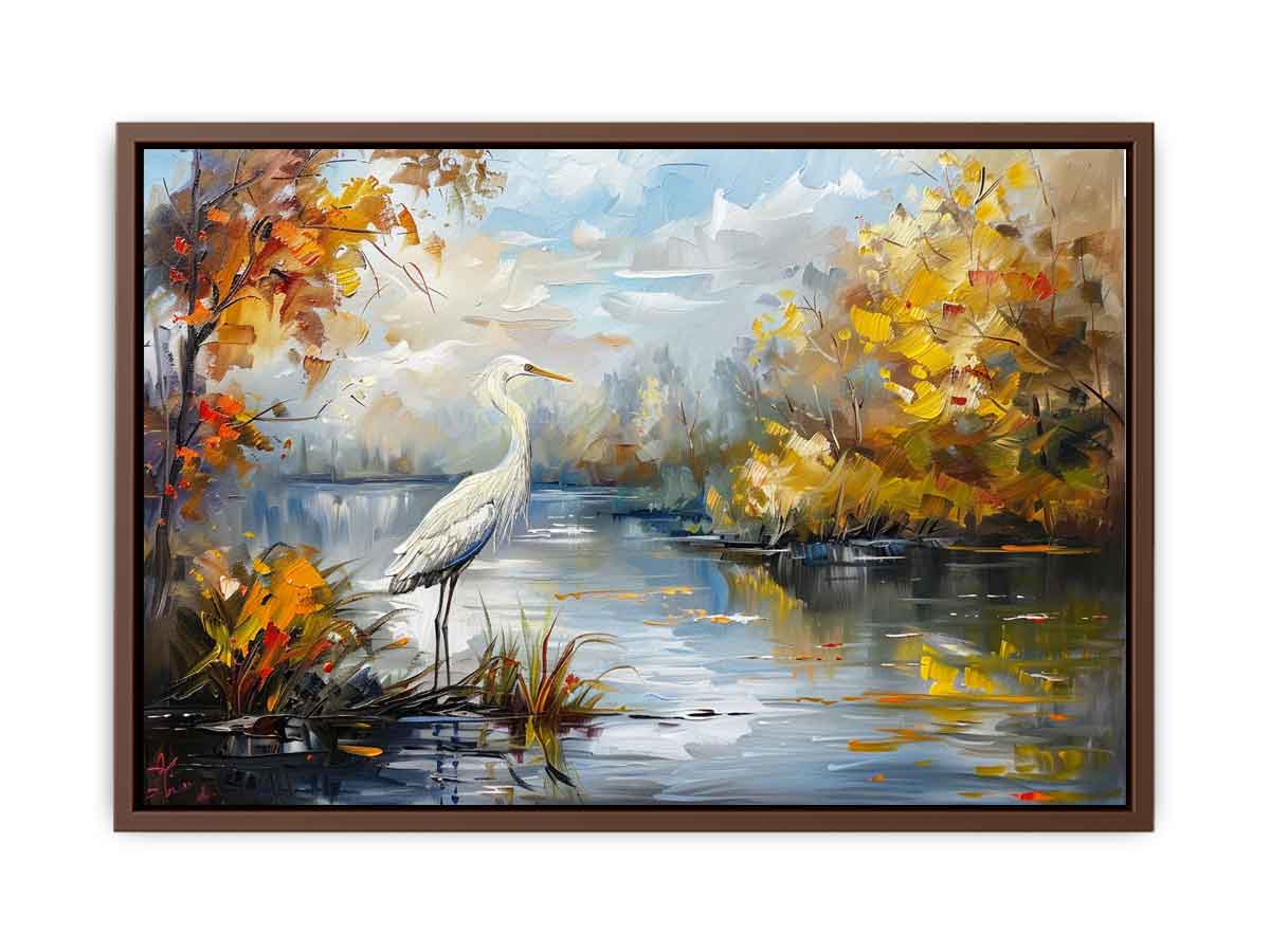 Bird Landscape Canvas Art Print