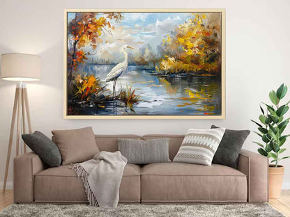 Bird Landscape Canvas Art Print