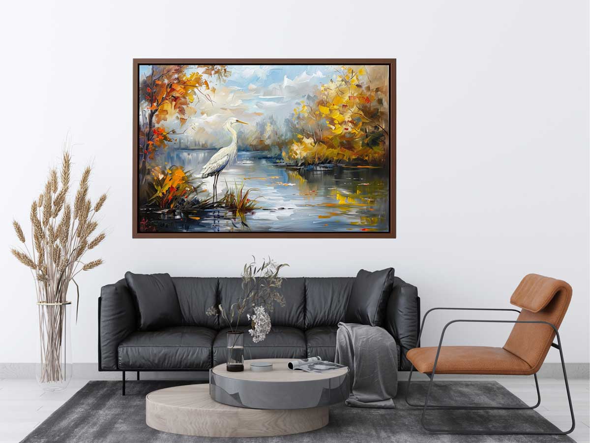 Bird Landscape Canvas Art Print