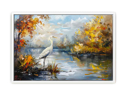 Bird Landscape Canvas Art Print