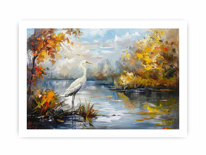 Bird Landscape Canvas Art Print