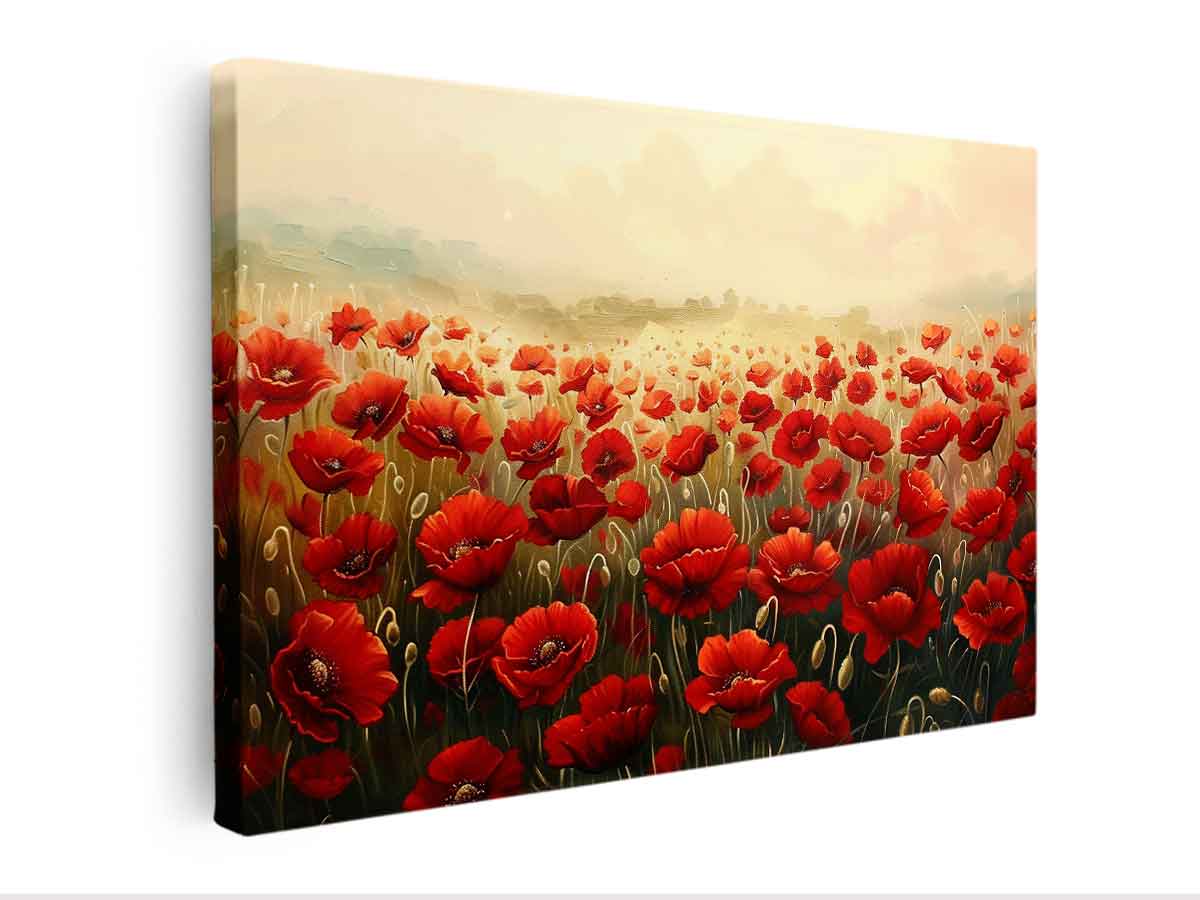 Poppy Field Canvas Artwork