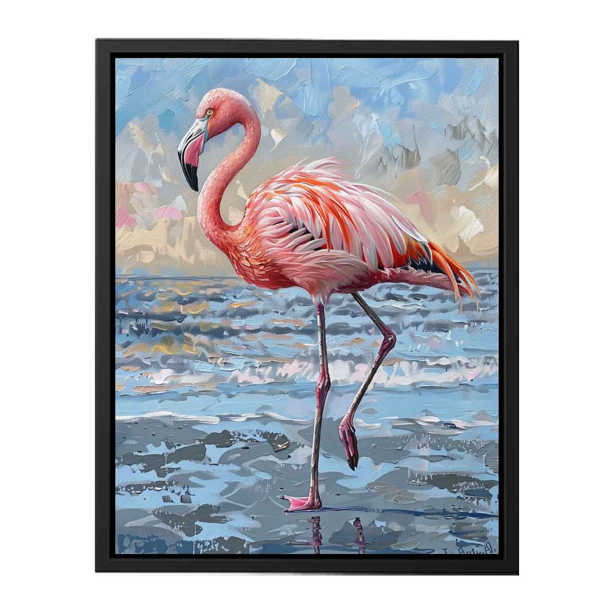 Flamingo Canvas Art Print
