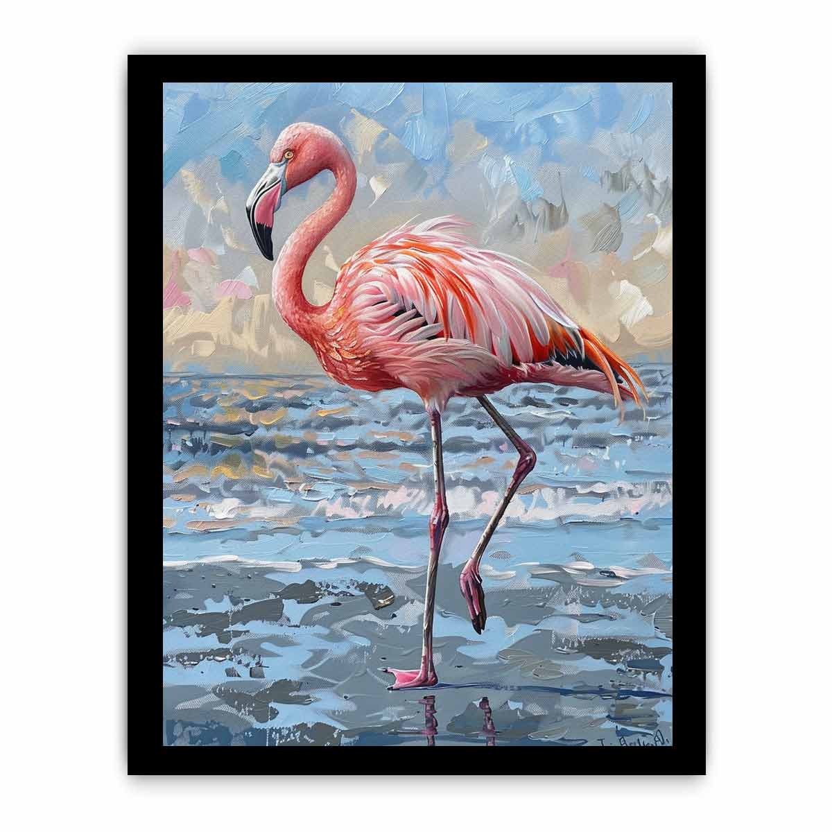 Flamingo Canvas Art Print