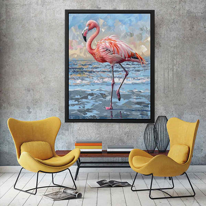 Flamingo Canvas Art Print