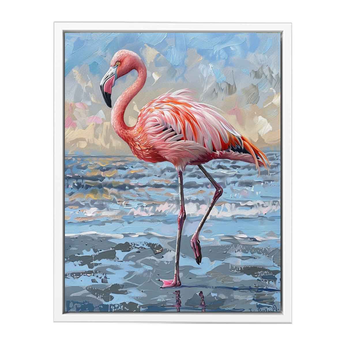 Flamingo Canvas Art Print