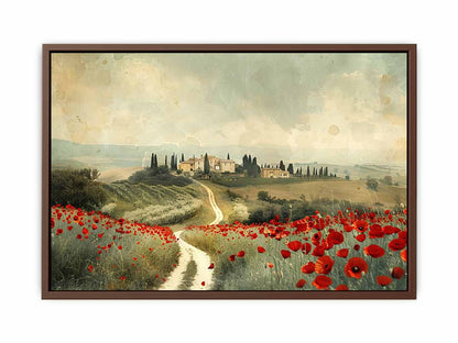 Dream Place Poppy Flower Canvas Artwork