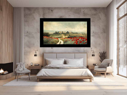Dream Place Poppy Flower Canvas Artwork