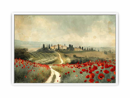 Dream Place Poppy Flower Canvas Artwork